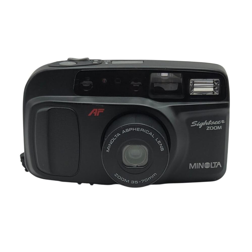 Minolta Sightseer Zoom Tested & Working Vintage 35-70MM Film Camera W/ Battery
